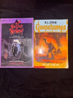 👻 Vintage Kids Book Bundle | The Secret of NIMH & Goosebumps